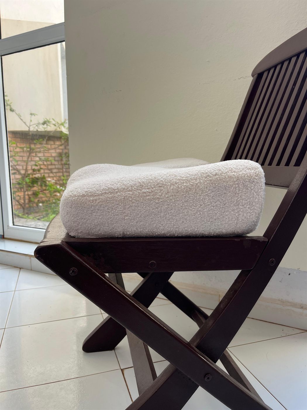 Coussin de profil, inclinaison